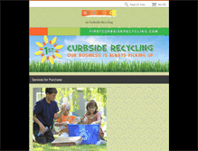 Tablet Screenshot of firstcursiderecycling.webnode.com