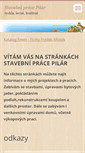 Mobile Screenshot of pilarlukasstaveb.webnode.cz