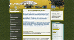 Desktop Screenshot of escuela657.webnode.com
