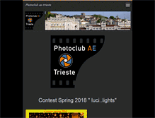 Tablet Screenshot of photoclub-ae-trieste.webnode.it