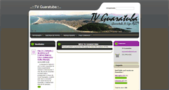 Desktop Screenshot of guaratubatv.webnode.com.br