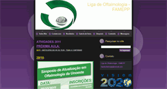Desktop Screenshot of ligadeoftalmopp.webnode.com.br