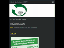 Tablet Screenshot of ligadeoftalmopp.webnode.com.br