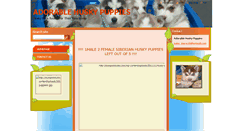 Desktop Screenshot of adorablehuskypups.webnode.com