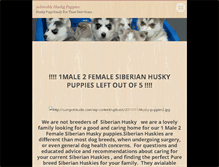 Tablet Screenshot of adorablehuskypups.webnode.com