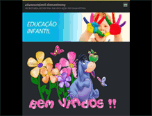 Tablet Screenshot of educacaoinfantil-diamantinamg.webnode.com.br