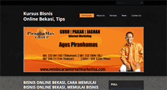 Desktop Screenshot of belajarbisnisonlinebekasi.webnode.com