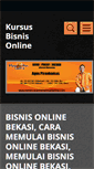 Mobile Screenshot of belajarbisnisonlinebekasi.webnode.com