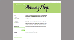 Desktop Screenshot of amwayshop.webnode.cz