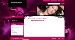 Desktop Screenshot of mazoretkymelnik.webnode.cz