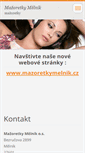 Mobile Screenshot of mazoretkymelnik.webnode.cz