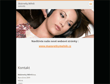 Tablet Screenshot of mazoretkymelnik.webnode.cz