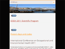 Tablet Screenshot of icoeh2011.webnode.pt