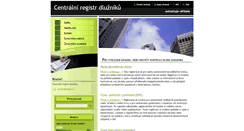 Desktop Screenshot of centralni-registr-dluzniku.webnode.cz