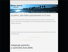 Tablet Screenshot of mariankabele.webnode.cz