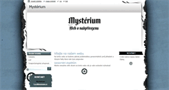 Desktop Screenshot of mysterium.webnode.cz