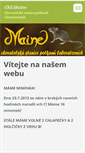 Mobile Screenshot of chsmaine.webnode.cz