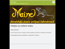 Tablet Screenshot of chsmaine.webnode.cz