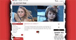 Desktop Screenshot of lilyrose-jackdepp.webnode.cz