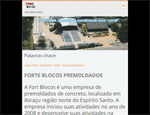Tablet Screenshot of fortblocos.webnode.com.br
