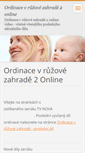 Mobile Screenshot of ordinace-v-ruzove-zahrade-3.webnode.cz