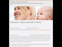 Tablet Screenshot of ordinace-v-ruzove-zahrade-3.webnode.cz