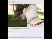 Tablet Screenshot of amigopitbull.webnode.com.br