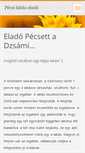 Mobile Screenshot of pecsilakaselado.webnode.hu