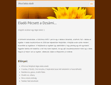 Tablet Screenshot of pecsilakaselado.webnode.hu