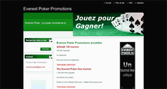 Desktop Screenshot of everest-poker.webnode.fr