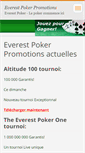 Mobile Screenshot of everest-poker.webnode.fr