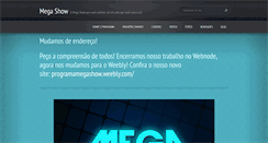 Desktop Screenshot of megashowjvz.webnode.com.br