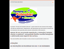 Tablet Screenshot of futevoleirecreio.webnode.com.br