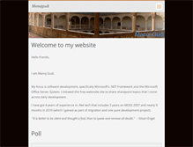 Tablet Screenshot of manojgudi.webnode.com