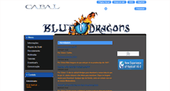Desktop Screenshot of blue-dragons.webnode.com.br