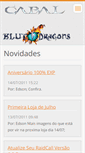 Mobile Screenshot of blue-dragons.webnode.com.br