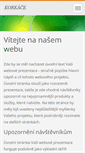 Mobile Screenshot of korkace.webnode.cz