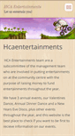 Mobile Screenshot of hcaentertainments.webnode.com