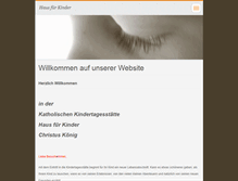 Tablet Screenshot of hausfuerkinder.webnode.com