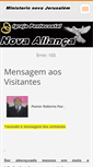 Mobile Screenshot of igrejapentecostalnovaalianca.webnode.com.br