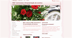 Desktop Screenshot of mfcerimonial-ornamentacao.webnode.com.br