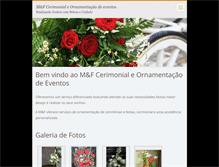 Tablet Screenshot of mfcerimonial-ornamentacao.webnode.com.br