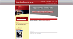 Desktop Screenshot of petraurbankova.webnode.cz