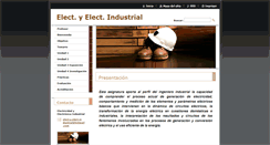 Desktop Screenshot of electyelectindustrial.webnode.es