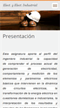 Mobile Screenshot of electyelectindustrial.webnode.es