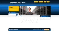 Desktop Screenshot of dysk-online.webnode.com