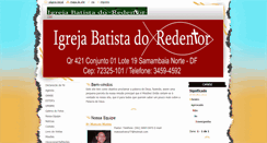 Desktop Screenshot of igrejabatistadoredentor.webnode.pt