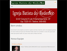 Tablet Screenshot of igrejabatistadoredentor.webnode.pt