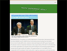 Tablet Screenshot of environmentweekly.webnode.com