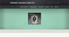 Desktop Screenshot of hermanoscarmelitas.webnode.es